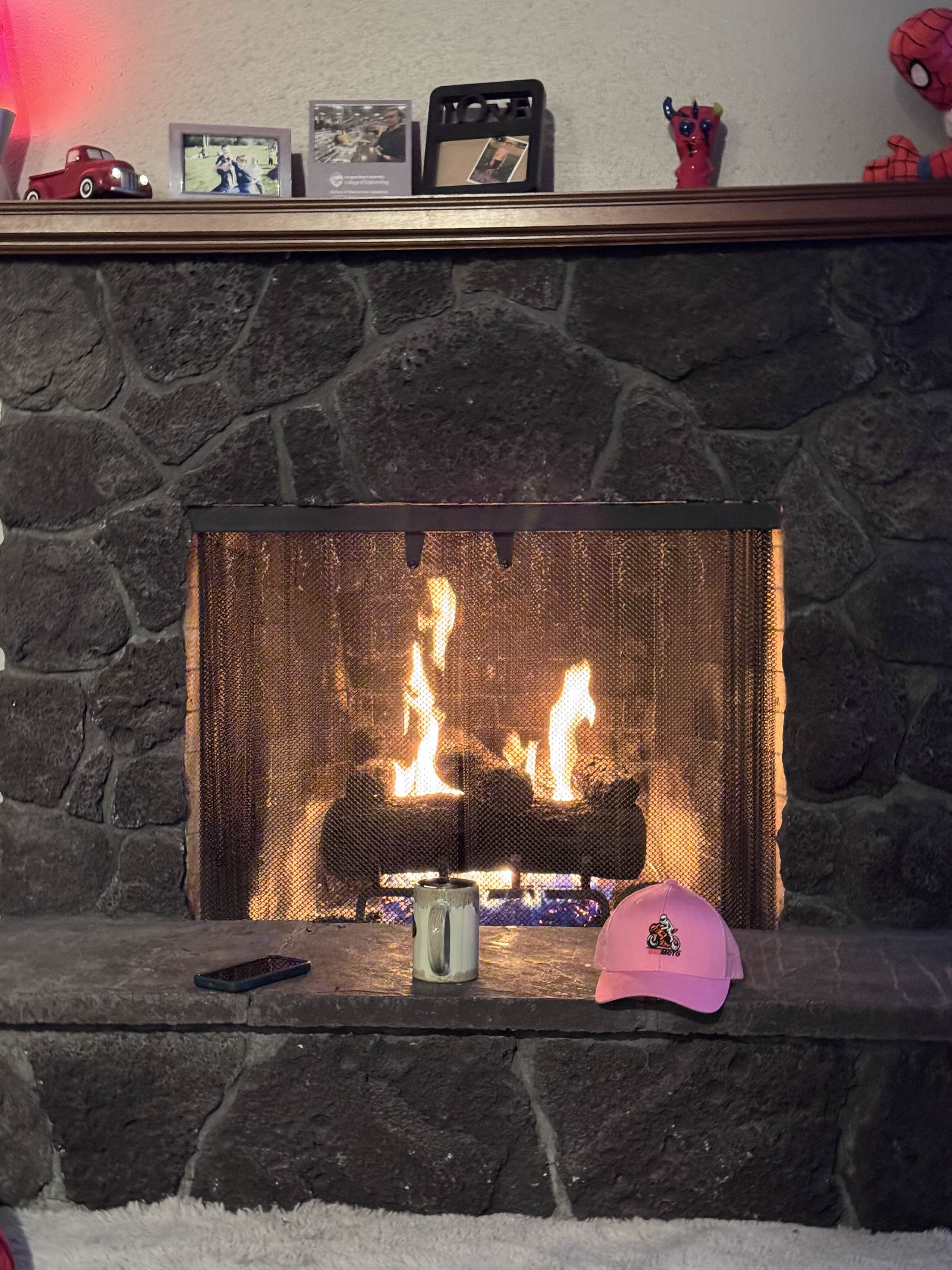 Pink OSU moto club snapback hat